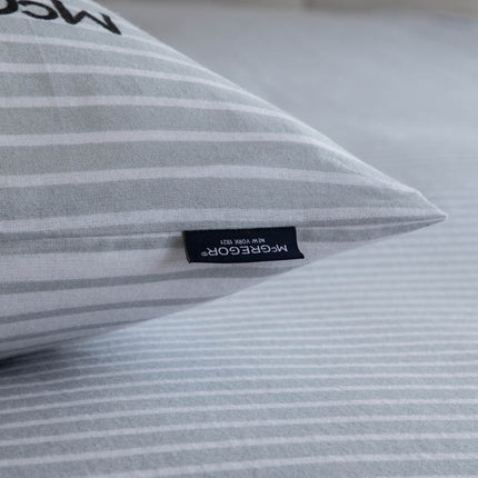 McGregor Dekbedovertrek McGregor - Katoen-Flanel - Blue Stripes