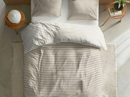McGregor Dekbedovertrek McGregor - Katoen-Flanel - Enchanting Beige