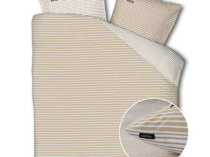 McGregor Dekbedovertrek McGregor - Katoen-Flanel - Enchanting Beige