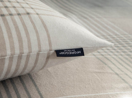 McGregor Dekbedovertrek McGregor - Katoen-Flanel - Taupe Tartan