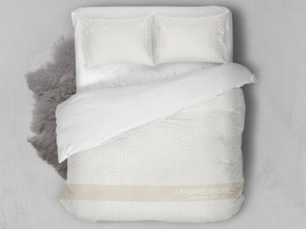 McGregor Dekbedovertrek McGregor - Katoen - Roosevelt - Off White