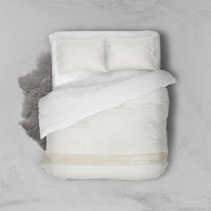 McGregor Dekbedovertrek McGregor - Katoen - Roosevelt - Off White