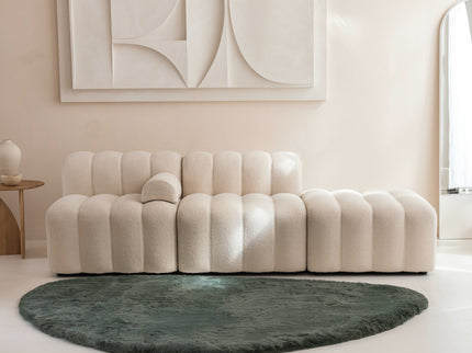 Vloerkleed Comfy Stone - Mosgroen
