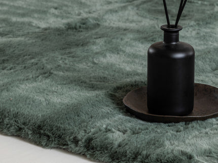 Vloerkleed Comfy Stone - Mosgroen