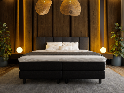 Boxspring Hotel - Wide - Zwart