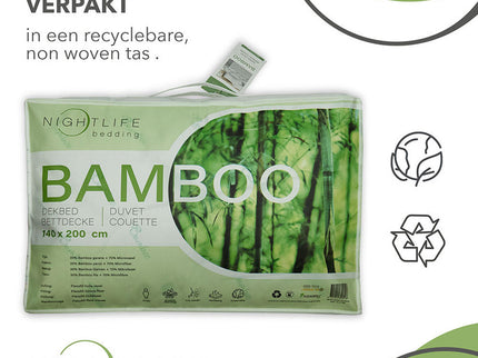 Nightlife Dekbed Natural Bamboe - All Season