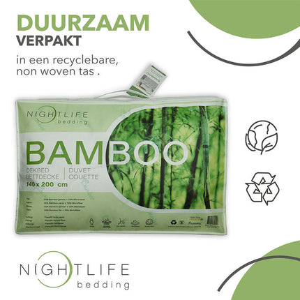 Nightlife Dekbed Natural Bamboe - All Season