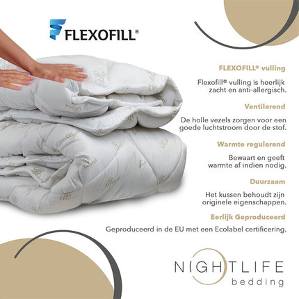 Nightlife Dekbed Natural Wol - All Season