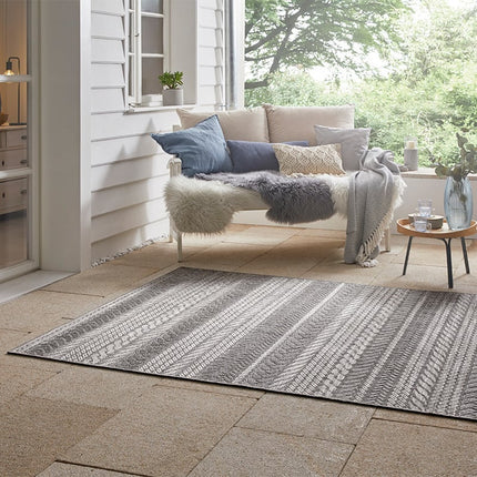 NORTHRUGS Buitenkleed Arrows - Grijs