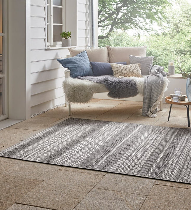 NORTHRUGS Buitenkleed Arrows - Grijs