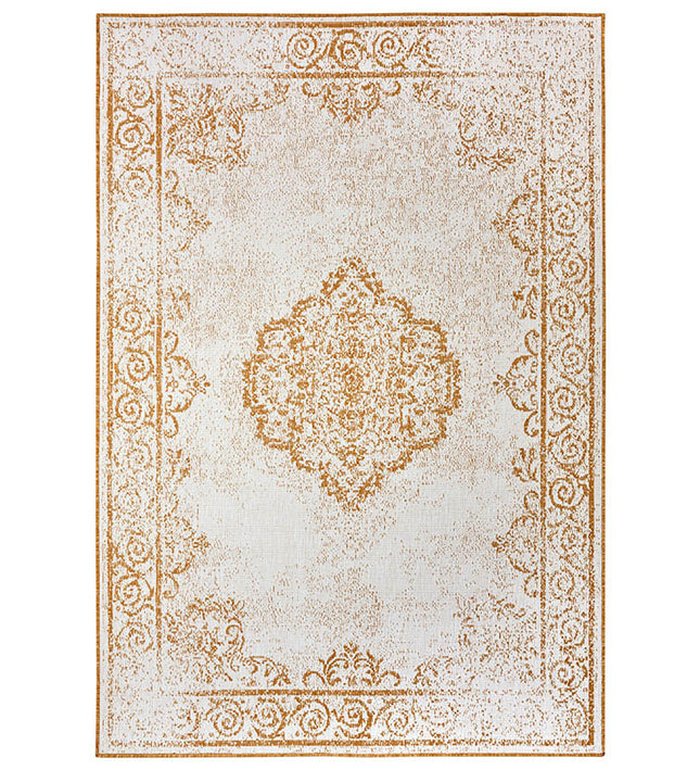 NORTHRUGS Buitenkleed Delight - Beige / Wit