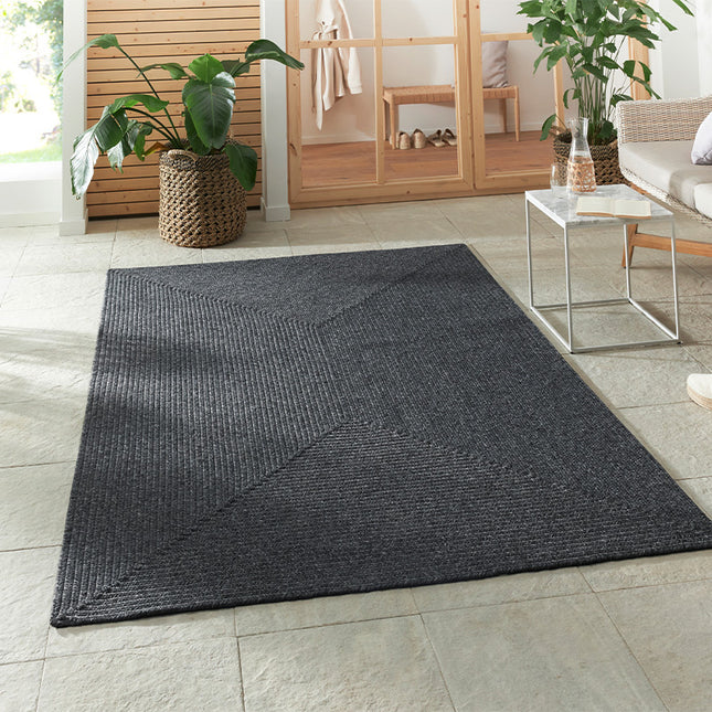 NORTHRUGS Buitenkleed Trenzado - Donkergrijs