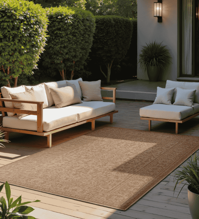 NORTHRUGS Dubbelzijdig Buitenkleed Kona - Beige