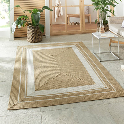 NORTHRUGS Jute Vloerkleed Braids - Beige