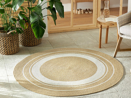 NORTHRUGS Jute Vloerkleed Braids - Rond - Beige