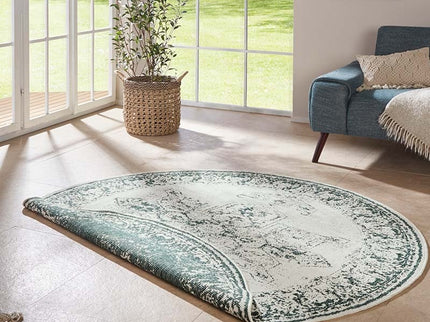 NORTHRUGS Twin Supreme Dubbelzijdig Rond Vloerkleed Borbon - Groen