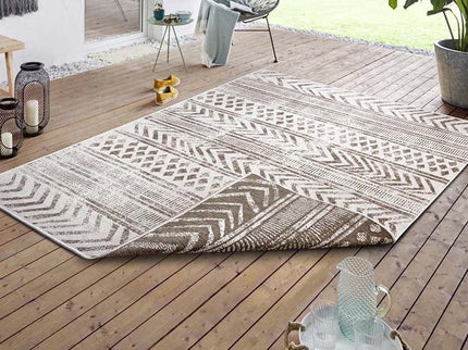 NORTHRUGS Twin Supreme Dubbelzijdig vloerkleed Biri - Beige / Crème