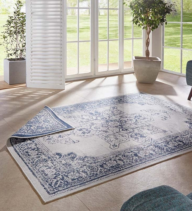 NORTHRUGS Twin Supreme Dubbelzijdig Vloerkleed Borbon - Blauw