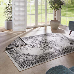 NORTHRUGS Twin Supreme Dubbelzijdig Vloerkleed Borbon - Zwart