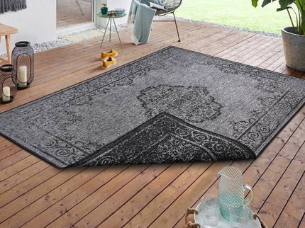 NORTHRUGS Twin Supreme Dubbelzijdig vloerkleed Triomphe - Zwart