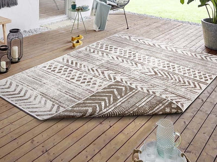 NORTHRUGS Twin Supreme Dubbelzijdige Loper Biri - Beige / Crème