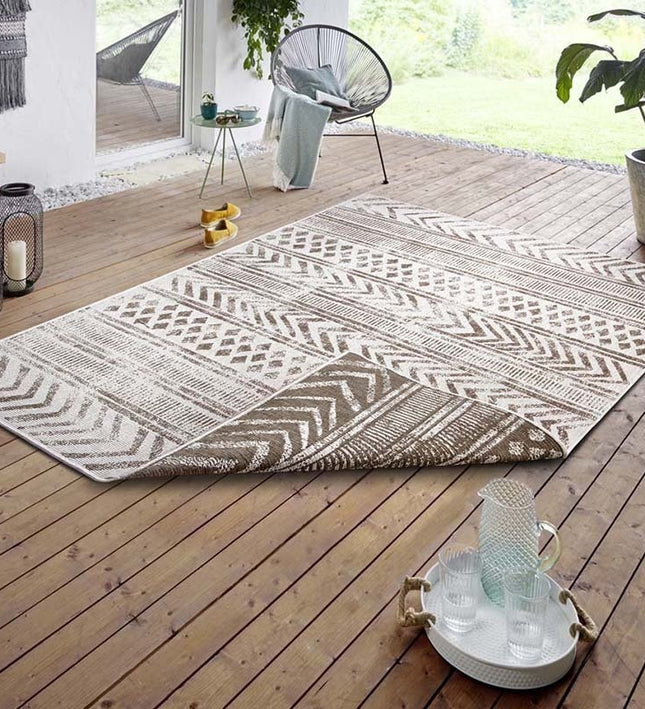 NORTHRUGS Twin Supreme Dubbelzijdige Loper Biri - Beige / Crème