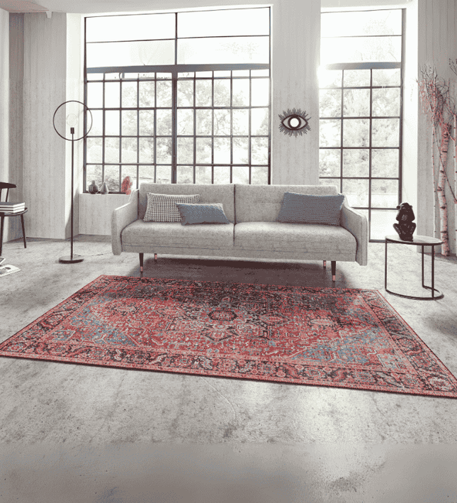 Nouristan Vintage Vloerkleed Amata - Rood
