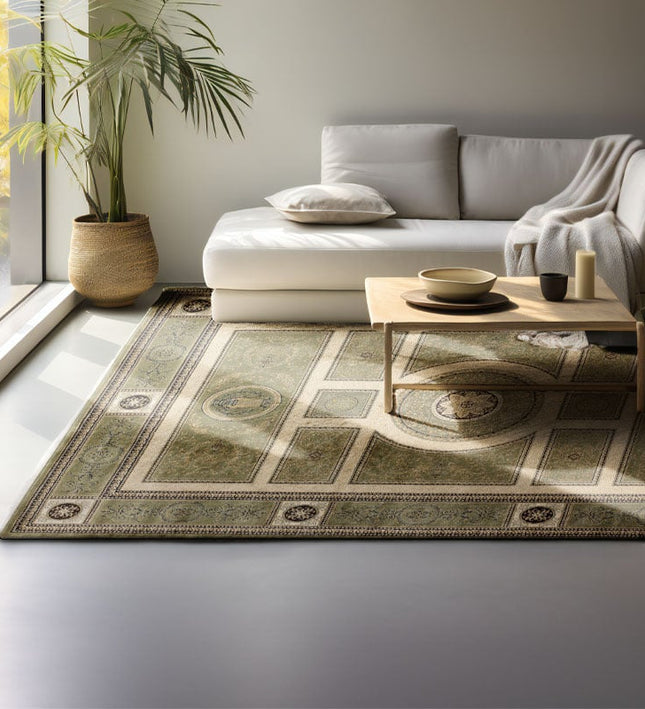 Nouristan Vloerkleed Herat  Caïro - Groen/Crème