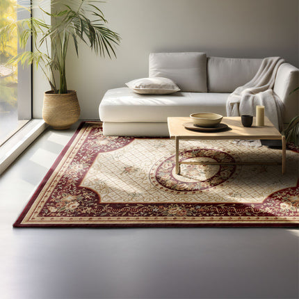 Nouristan Vloerkleed Herat Oriental - Rood/Crème