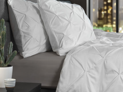 Dekbedovertrek Katoen-Satijn - Nova - Wit