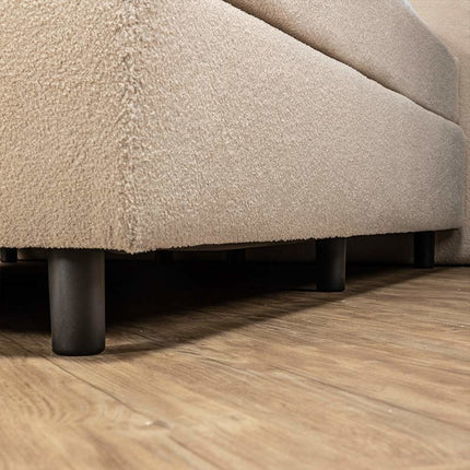 Nova Spring Boxspring Curvy - Teddy