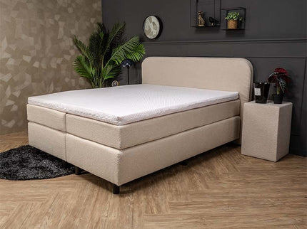 Nova Spring Boxspring Curvy - Teddy