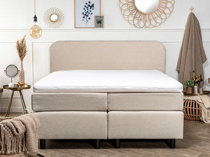 Nova Spring Boxspring Curvy - Teddy