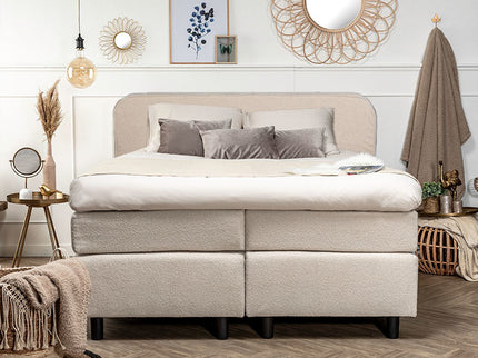Nova Spring Boxspring Curvy - Teddy