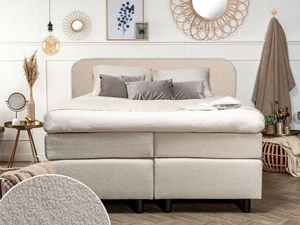 Nova Spring Boxspring Curvy - Teddy