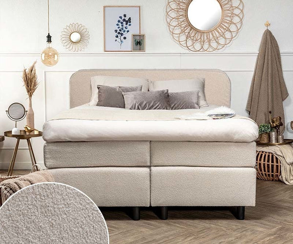 Boxspringset Curvy - Teddy