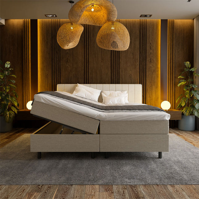 Nova Spring Boxspring met opbergruimte Beam