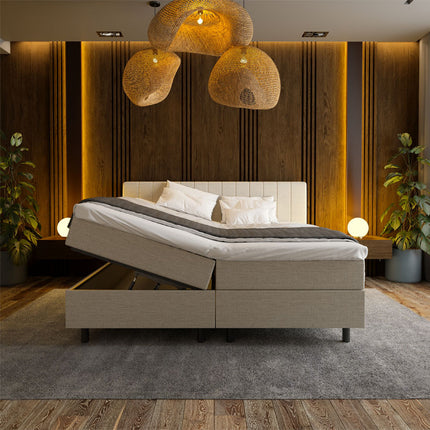 Nova Spring Boxspring met opbergruimte Beam