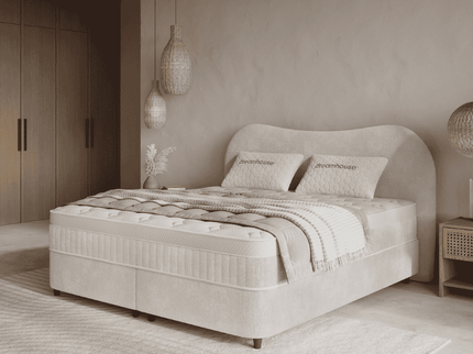Boxspring met Opbergruimte - Arcus - Off-White