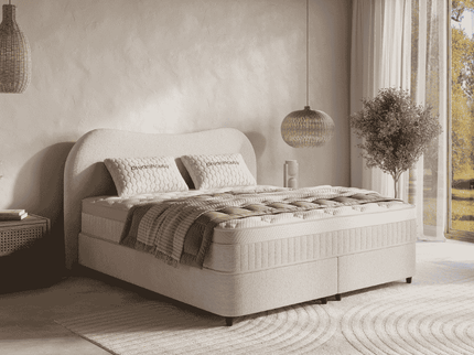 Boxspring met Opbergruimte - Arcus - Off-White