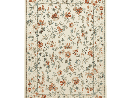 Vloerkleed Oriental Flowers - Crème
