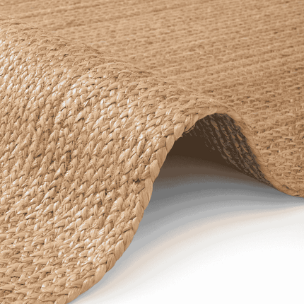 Handgeweven Jute Vloerkleed Sharmila - Bruin