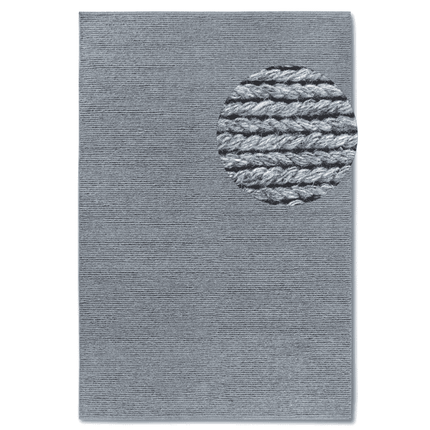 Wollen Vloerkleed Francois - Grijs