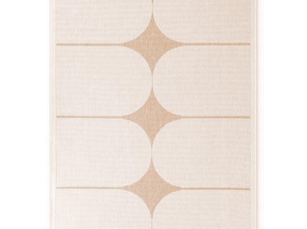 Dubbelzijdig Buitenkleed Bowen - Creme / Beige