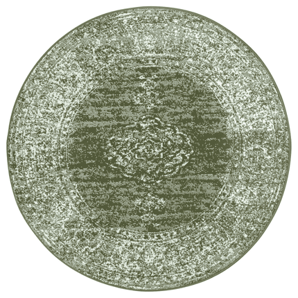 Vloerkleed Méridional Rond - Groen