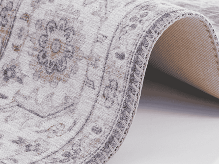 Vintage Vloerkleed Anthea - Wit/Lichtroze