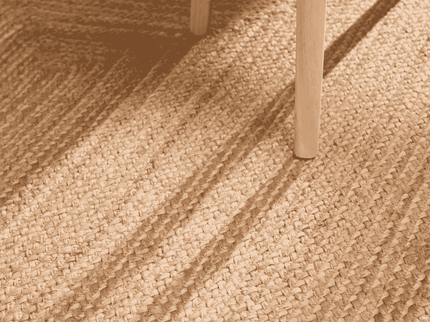 Handgeweven Jute Vloerkleed Sharmila - Bruin