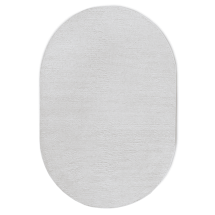 Wollen Vloerkleed Francois Ovaal - Creme