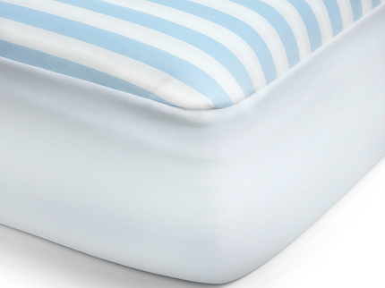 Hoeslaken Cooling - Blauw/Wit