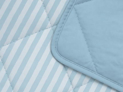 Easy Dekbed Cooling - Blauw/Wit